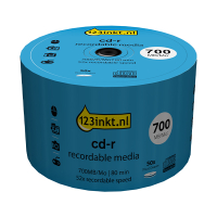 123ink CD-R 80 min. in cakebox (50-pack) 100128C CR7D5NB50/00C 301225