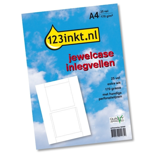 123ink CD jewel case inserts (25 sheets)  060450 - 1