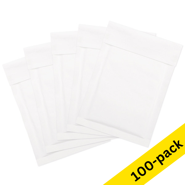 123ink D14 white bubble self-adhesive envelope, 200mm x 275mm (100-pack) 300709 - 1