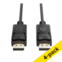 123ink DisplayPort cable 1.2, 1m | 4-pack