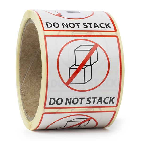 123ink 'Do Not Stack' warning labels (200 labels) 76106C 300195 - 1