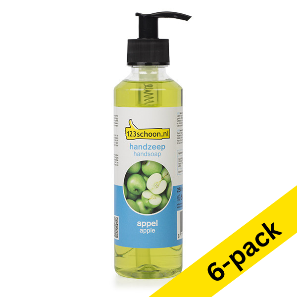 123ink Eco Apple hand soap, 250ml (6-pack)  SDR06215 - 1