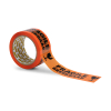 123ink 'Fragile' orange warning tape, 50mm x 66m (3 rolls) 200.130C 301782 - 3