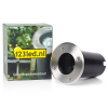 123ink GU10 LED stainless steel Rhodes ground spotlight