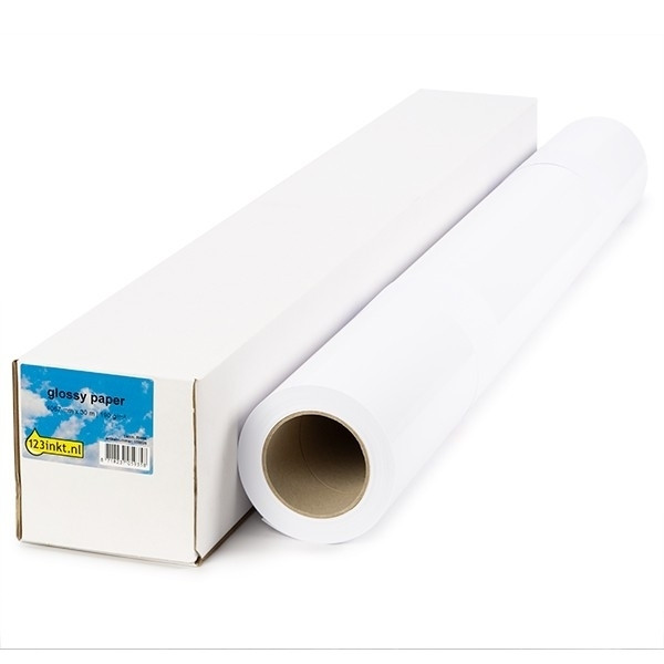 123ink Glossy paper roll, 1067mm x 30m (190 g/m²) 155053 - 1