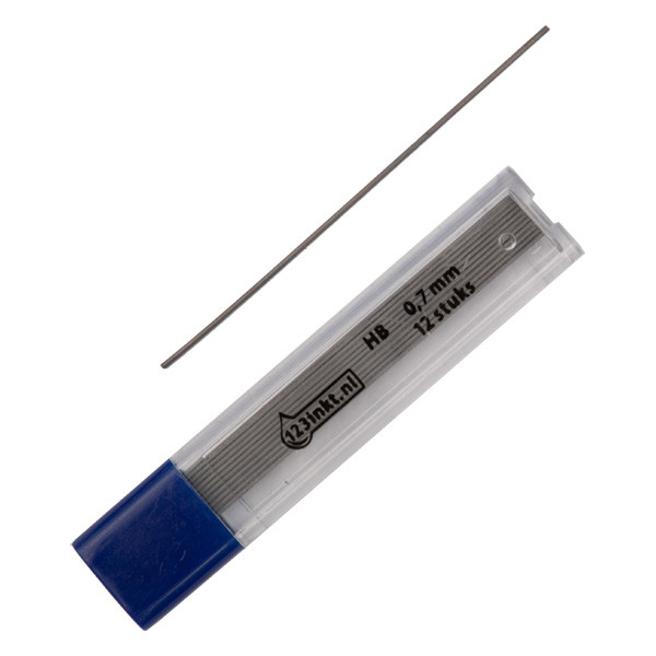 123ink HB mechanical pencil refill, 0.7mm (12-pack) P07HBC 300365 - 1