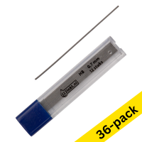 123ink HB mechanical pencil refill, 0.7mm (36-pack)  302736