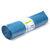 123ink LDPE blue garbage bags, 240 litres (10-pack)