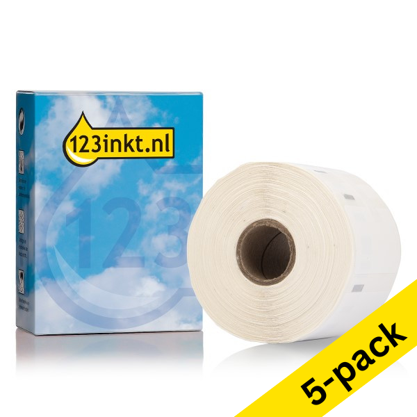 123ink LW650XL PRO 1933084 / 2112289 sustainable multifunctional labels | 5-pack 650815 - 1