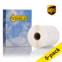 123ink LW650XL PRO 1933086 / 2112287 extra large durable UPS shipping labels | 5-pack 653145