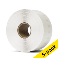 123ink LW650 S0722410 / 99013 wide transparent address labels | 5-pack 650752