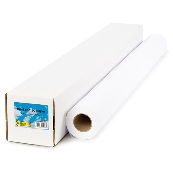 123ink Matte paper roll 1067mm x 30m (180gsm) 7215A002C 155080 - 1