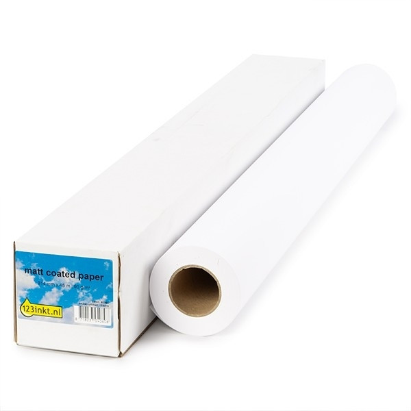 123ink Matte paper roll, 1067mm x 45m (90 g/m²) 155073 - 1
