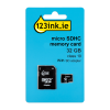 123ink Micro SDHC class 10 memory card including SD adapter - 32GB