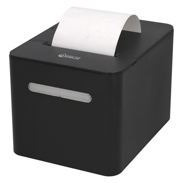 123ink RP-T100 black receipt printer + white rolls 80x80x12mm | 5-pack 303239 - 5