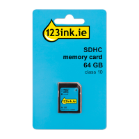 123ink SDXC class 10 memory card - 64GB FM64SD55B/00C FM64SD55BC MR965 300699