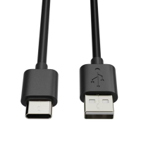 123ink USB-A to USB-C cable, 1m 55466C CCGL60600BK10C 302315