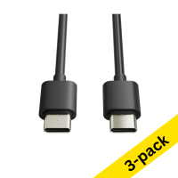 123ink USB-C to USB-C cable, 1m | 3-pack