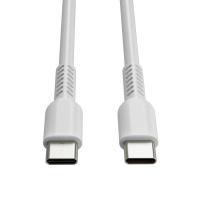123ink USB-C to USB-C white charging cable, 1m 302268