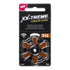 123ink XX-TREME Longlife Extra 312 / PR41 / Brown hearing aid battery | 6-pack A1200018 - 1