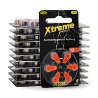 123ink Xtreme Power 13 / PR48 / Orange hearing aid battery | 120-pack