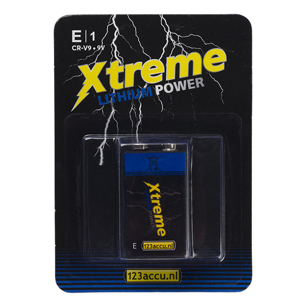 123ink Xtreme Power 6FR61 9V E-Block battery 6FR61 6FR61LB1A/10C CR-V9 GPCRV9C ADR00059 - 1