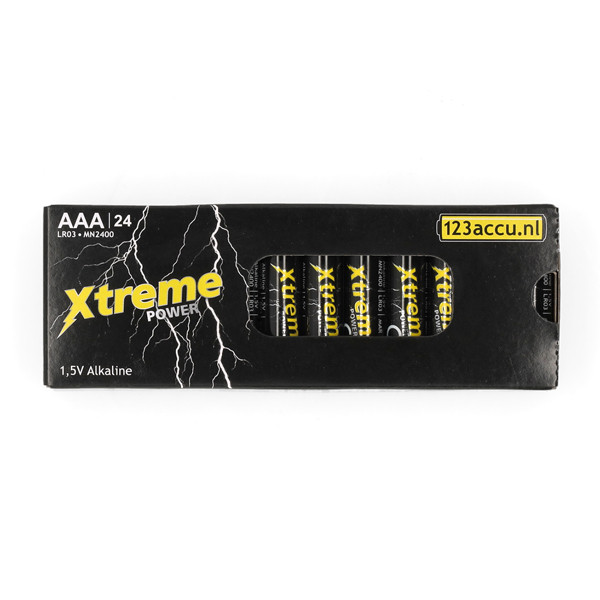 123ink Xtreme Power AAA LR03 batteries (24-pack) ADR00009 - 1