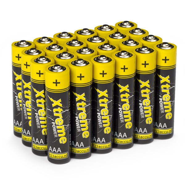 123ink Xtreme Power AAA LR03 batteries (24-pack) 24MN2400C MN2400C ADR00009 - 1