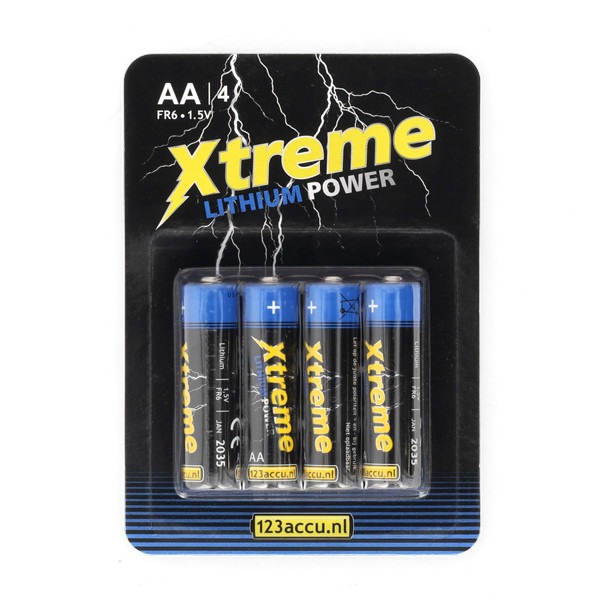 123ink Xtreme Power AA FR6 batteries (4-pack) ADR00063 - 1