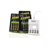 123ink Xtreme Power AA and AAA batteries + USB Charger (8-pack)