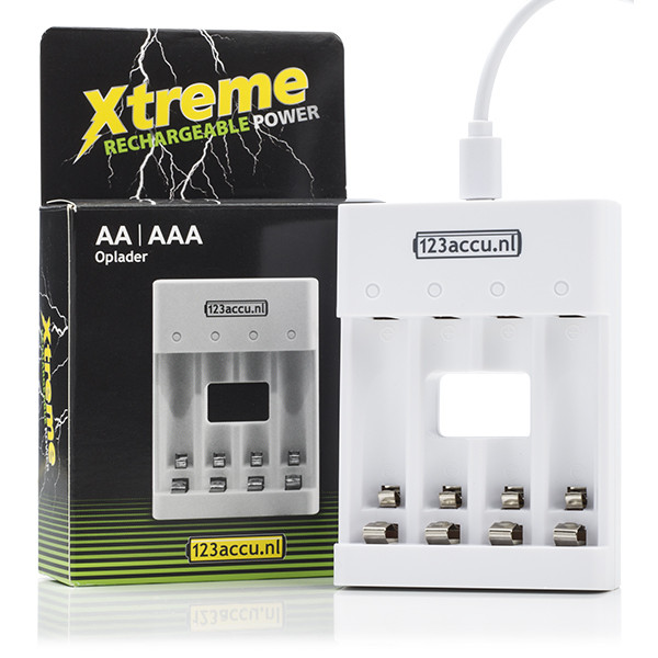 123ink Xtreme Power AA and AAA battery charger AA AAA HR03 HR6 ADR00072 - 1