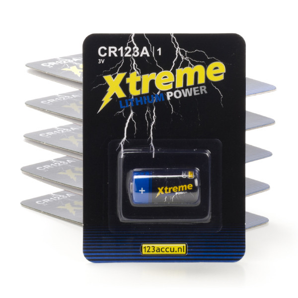 123ink Xtreme Power CR123A Lithium battery (10-pack) ADR00078 - 1