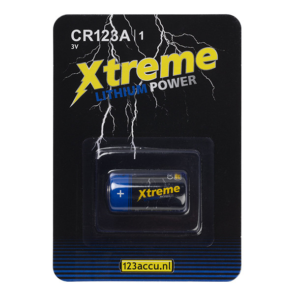 123ink Xtreme Power CR123A Lithium battery 120-802633C CR123A CR123A/01BC GPCR123AC ADR00066 - 1