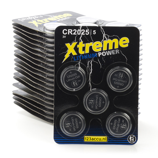 123ink Xtreme Power CR2025 Lithium button cell batteries (100-pack) ADR00068 - 1