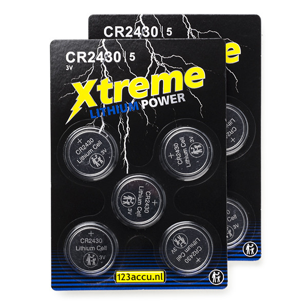 123ink Xtreme Power CR2430 Lithium button cell batteries (10-pack) ADR00086 - 1
