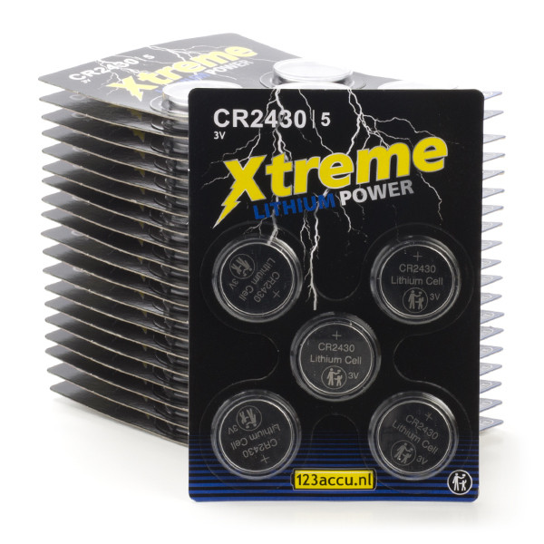 123ink Xtreme Power CR2430 Lithium button cell batteries (100-pack) ADR00081 - 1