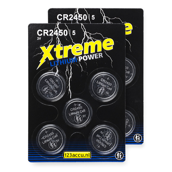 123ink Xtreme Power CR2450 Lithium button cell batteries (10-pack) ADR00073 - 1