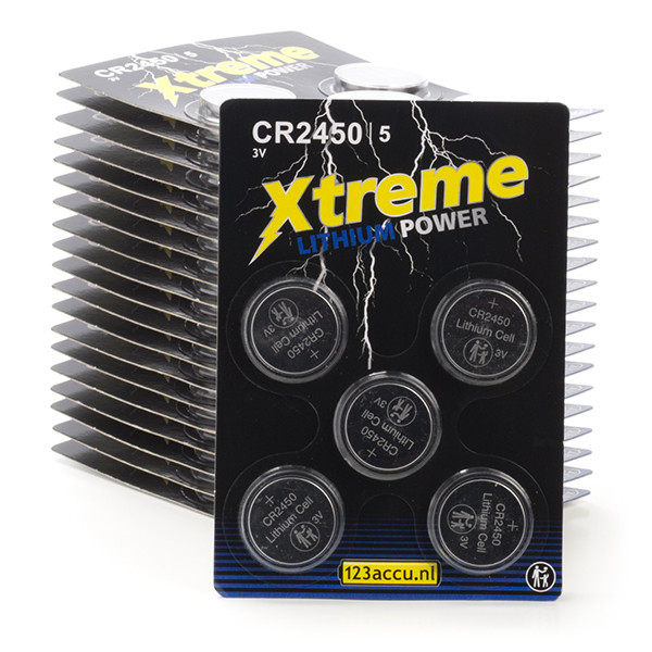 123ink Xtreme Power CR2450 Lithium button cell batteries (100-pack) ADR00084 - 1