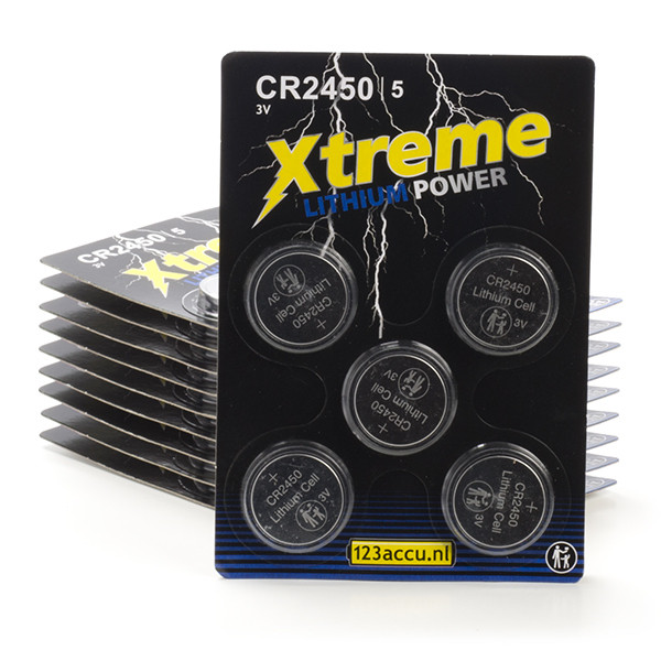 123ink Xtreme Power CR2450 Lithium button cell batteries (50-pack) ADR00085 - 1