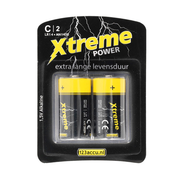 123ink Xtreme Power LR14 C battery | 2-pack ADR00043 - 1