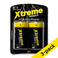 123ink Xtreme Power LR20 D battery | 3 x 2-pack