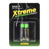 123ink Xtreme Power rechargeable AAA battery | 2-pack ADR00082