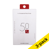 123ink ZINK self-adhesive photo paper, 5cm x 7.6cm (50 sheets) (3-pack)  302226