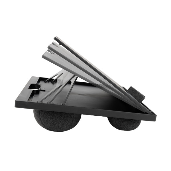 123ink adjustable black laptop stand with lap cushion 302726 - 1