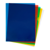 123ink assorted A4 transparent view folder 120 micron (10-pack)
