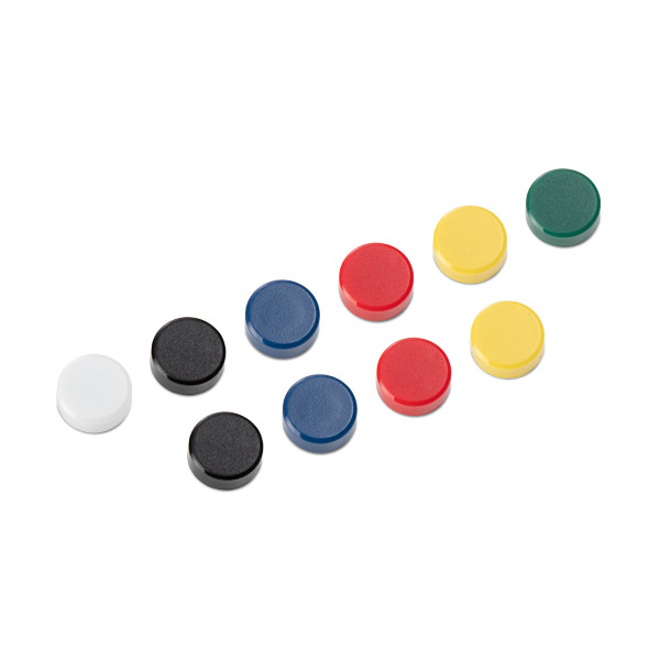 123ink assorted magnets, 15mm (10-pack) 6161599C 301258 - 1