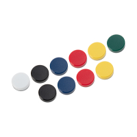 123ink assorted magnets, 30mm (10-pack) 6163299C 301272