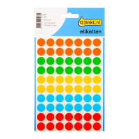 123ink assorted marking dots, Ø 13mm (280 labels) 3088C 301473