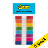123ink assorted narrow indexes, 45mm x 8mm (8 x 20 tabs) (5-pack) 301086 - 1