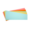 123ink assorted trapezoidal separating strips, 240mm x 105mm/60mm (500-pack) 302108 - 1